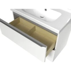 GoodHome Imandra & Lana White Freestanding Vanity Unit & Basin Set (W)804mm 11 GoodHome Imandra & Lana White Freestanding Vanity Unit & Basin Set (W)804mm -Trade Point Store goodhome imandra lana white freestanding vanity unit basin set w 804mm3663602312819 05c bq