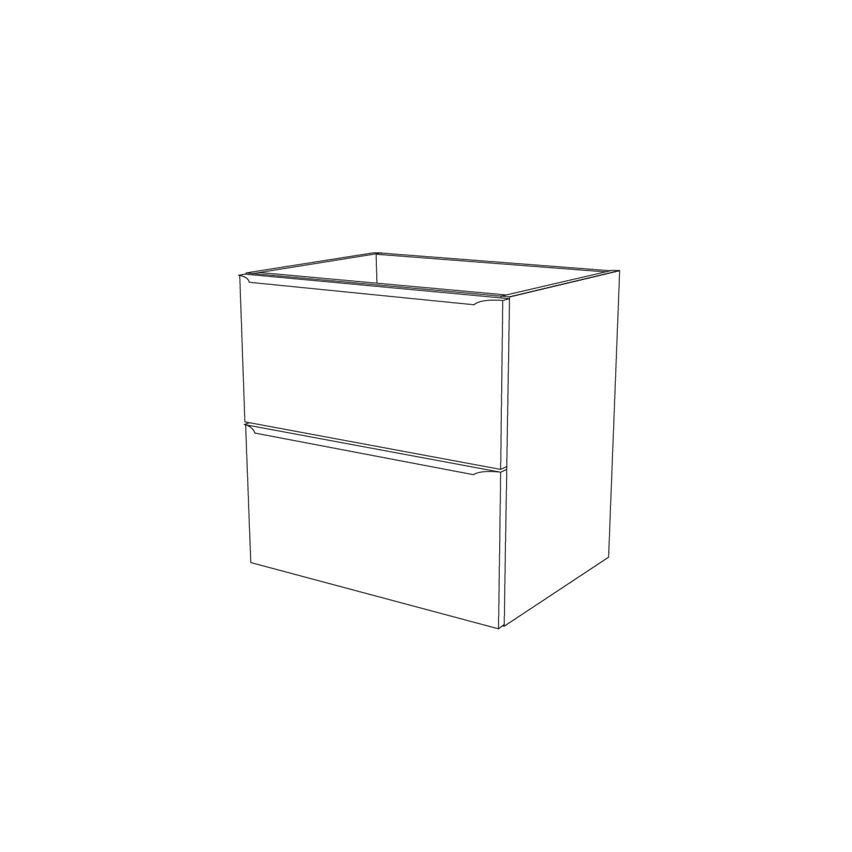 GoodHome Imandra & Lana White Wall-mounted Vanity Unit & Basin Set (W)604mm 7 GoodHome Imandra & Lana White Wall-mounted Vanity Unit & Basin Set (W)604mm - Image 7