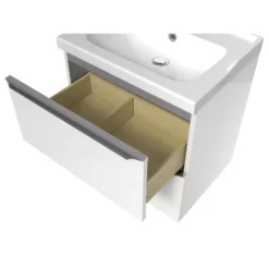 GoodHome Imandra & Lana White Wall-mounted Vanity Unit & Basin Set (W)604mm 14 GoodHome Imandra & Lana White Wall-mounted Vanity Unit & Basin Set (W)604mm -Trade Point Store goodhome imandra lana white wall mounted vanity unit basin set w 604mm3663602313267 38c bq