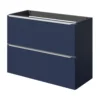 GoodHome Imandra Matt Blue Slimline Cabinet (W)800mm