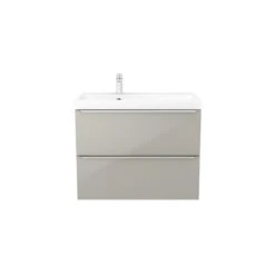 GoodHome Imandra & Mila Taupe Wall-mounted Vanity Unit & Basin Set (W)804mm 7 GoodHome Imandra & Mila Taupe Wall-mounted Vanity Unit & Basin Set (W)804mm -Trade Point Store goodhome imandra mila taupe wall mounted vanity unit basin set w 804mm3663602313397 03c bq