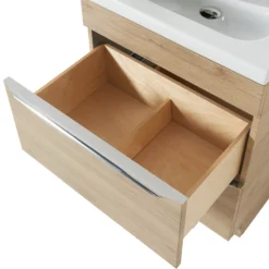 GoodHome Imandra Natural Oak Effect Bathroom Cabinet (H)82cm (W)60cm -Trade Point Store goodhome imandra natural oak effect bathroom cabinet h 82cm w 60cm3663602526766 05bq