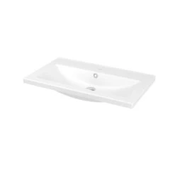 GoodHome Imandra & Nira Grey Wall-mounted Vanity Unit & Basin Set (W)804mm -Trade Point Store goodhome imandra nira grey wall mounted vanity unit basin set w 804mm3663602313342 01c bq