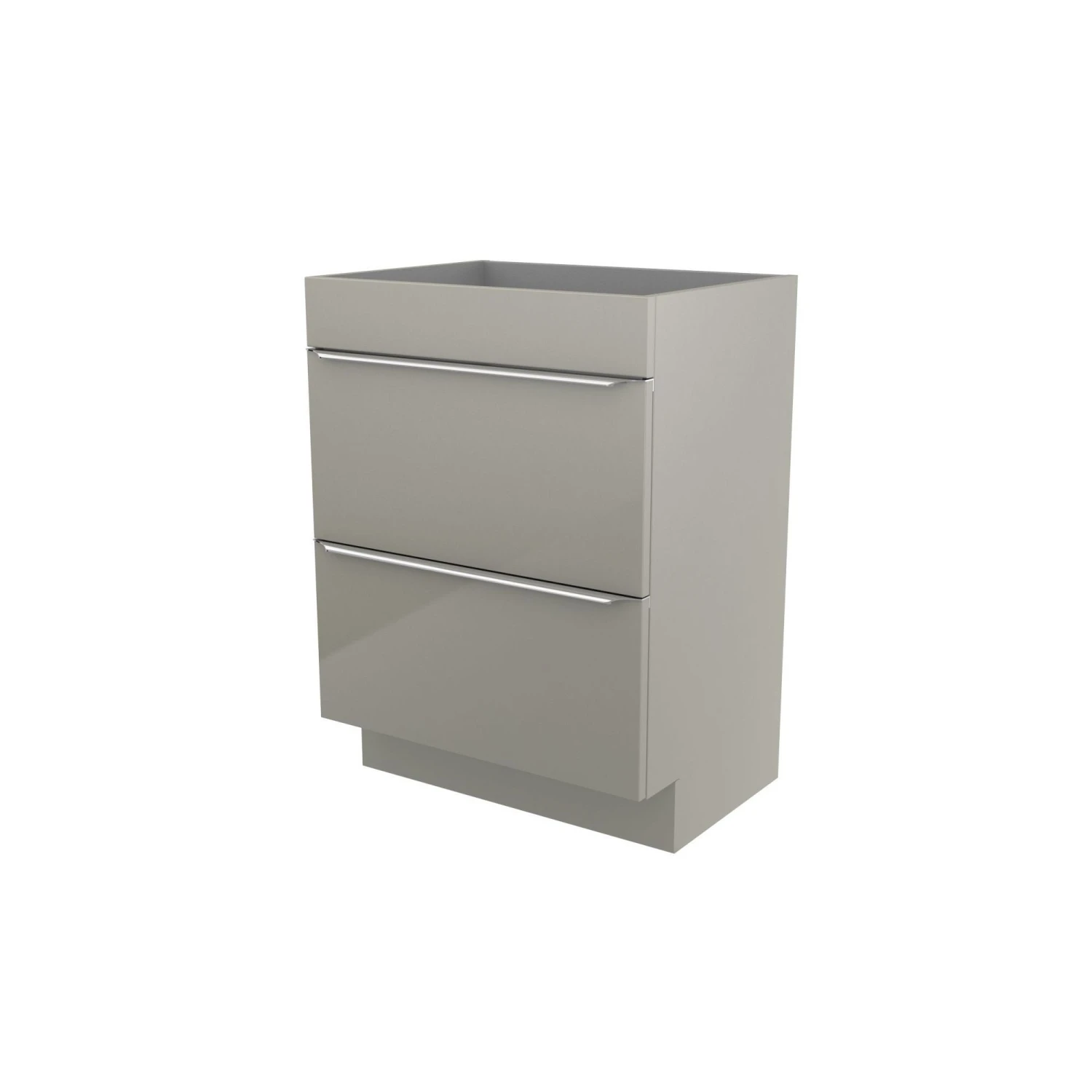 GoodHome Imandra & Nira Taupe Freestanding Vanity Unit & Basin Set (W)604mm 2 GoodHome Imandra & Nira Taupe Freestanding Vanity Unit & Basin Set (W)604mm - Image 2