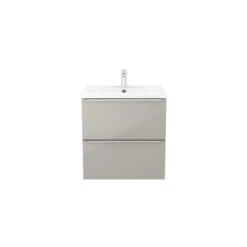 GoodHome Imandra & Nira Taupe Wall-mounted Vanity Unit & Basin Set (W)604mm -Trade Point Store goodhome imandra nira taupe wall mounted vanity unit basin set w 604mm3663602313250 04c bq
