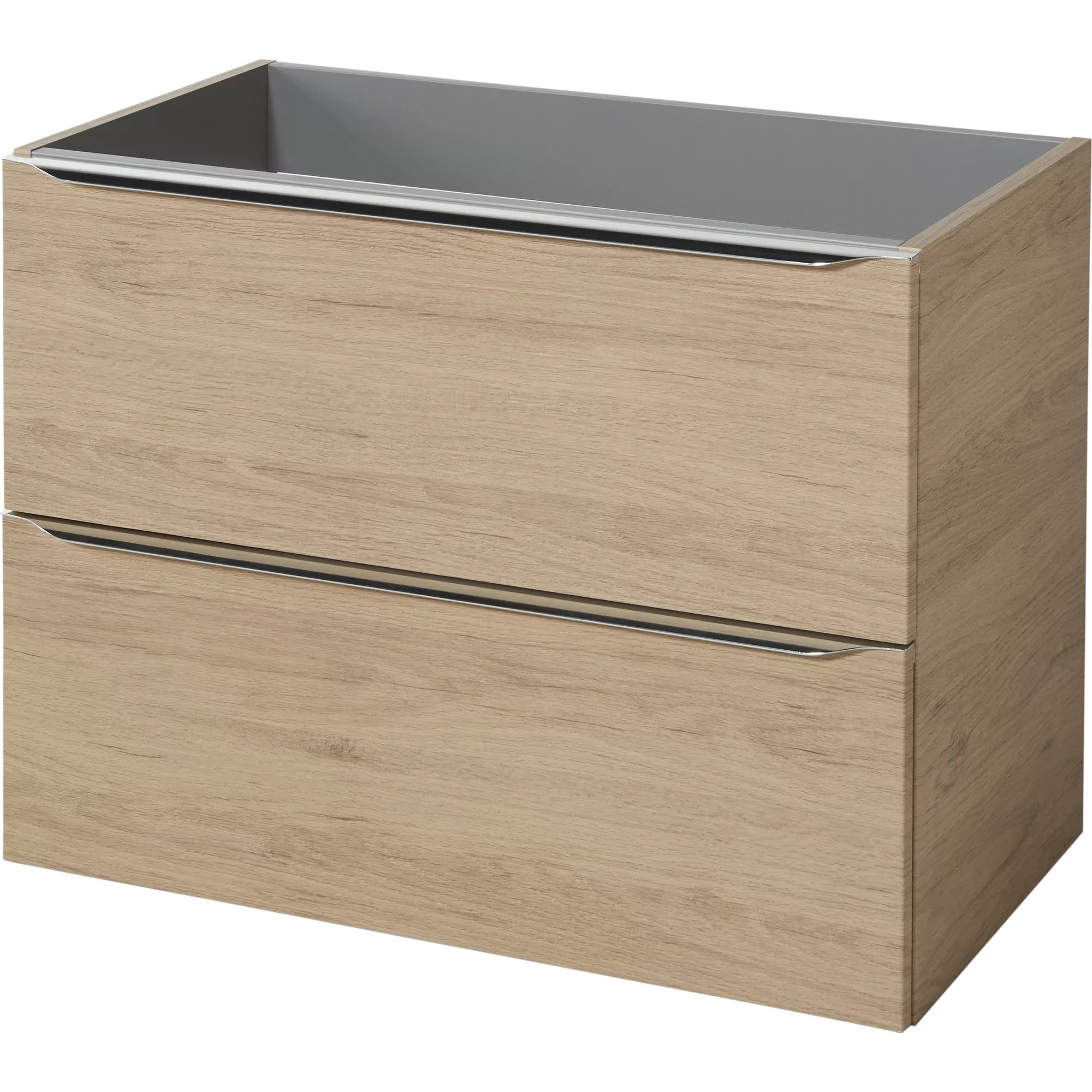 GoodHome Imandra Oak Effect Oak Effect 0 Door Wall-mounted Bathroom Basin Cabinet (W)800mm (H)600mm 1 GoodHome Imandra Oak Effect Oak Effect 0 Door Wall-mounted Bathroom Basin Cabinet (W)800mm (H)600mm