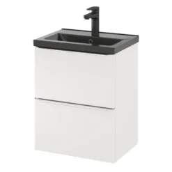 GoodHome Imandra Slimline Gloss White Wall-mounted Bathroom Cabinet (H)60cm (W)50cm -Trade Point Store goodhome imandra slimline gloss white wall mounted bathroom cabinet h 60cm w 50cm5059340392981 25c
