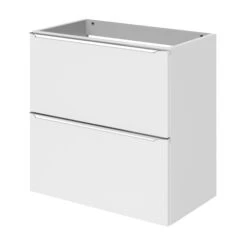 GoodHome Imandra Slimline Gloss White Wall-mounted Bathroom Cabinet (H)60cm (W)60cm