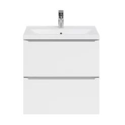 GoodHome Imandra Slimline Gloss White Wall-mounted Bathroom Cabinet (H)60cm (W)60cm -Trade Point Store goodhome imandra slimline gloss white wall mounted bathroom cabinet h 60cm w 60cm5059340392998 21c