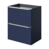 GoodHome Imandra Slimline Matt Blue Wall-mounted Bathroom Cabinet (H)60cm (W)50cm