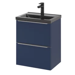 GoodHome Imandra Slimline Matt Blue Wall-mounted Bathroom Cabinet (H)60cm (W)50cm -Trade Point Store goodhome imandra slimline matt blue wall mounted bathroom cabinet h 60cm w 50cm5059340393490 25c
