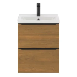 GoodHome Imandra Slimline Walnut Effect Wall-mounted Bathroom Cabinet (H)60cm (W)50cm -Trade Point Store goodhome imandra slimline walnut effect wall mounted bathroom cabinet h 60cm w 50cm5059340393322 21c