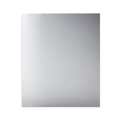 GoodHome Kasei Polished Brushed Effect Stainless Steel Splashback, (H)800mm (W)1100mm (T)10mm