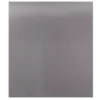 GoodHome Kasei Silver Gunmetal Effect Stainless Steel Splashback, (H)800mm (W)600mm (T)10mm