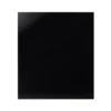 GoodHome Nashi Black Glass Effect Glass Splashback, (H)800mm (W)600mm (T)5mm