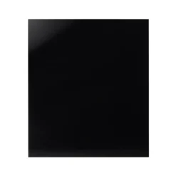 GoodHome Nashi Black Glass Effect Glass Splashback, (H)800mm (W)600mm (T)5mm