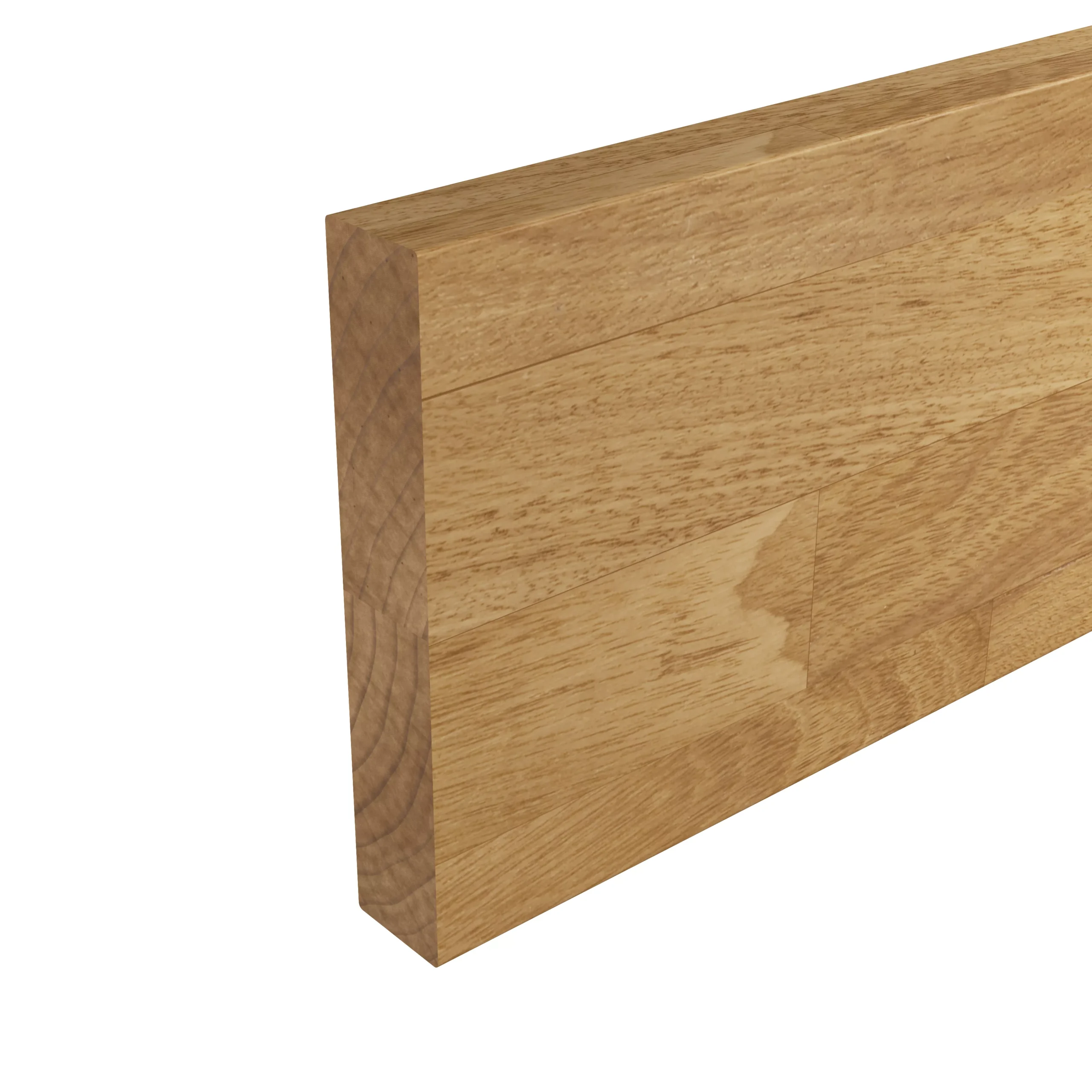 GoodHome Orin Chevron Solid Oak Upstand (L)3000mm 1 GoodHome Orin Chevron Solid Oak Upstand (L)3000mm