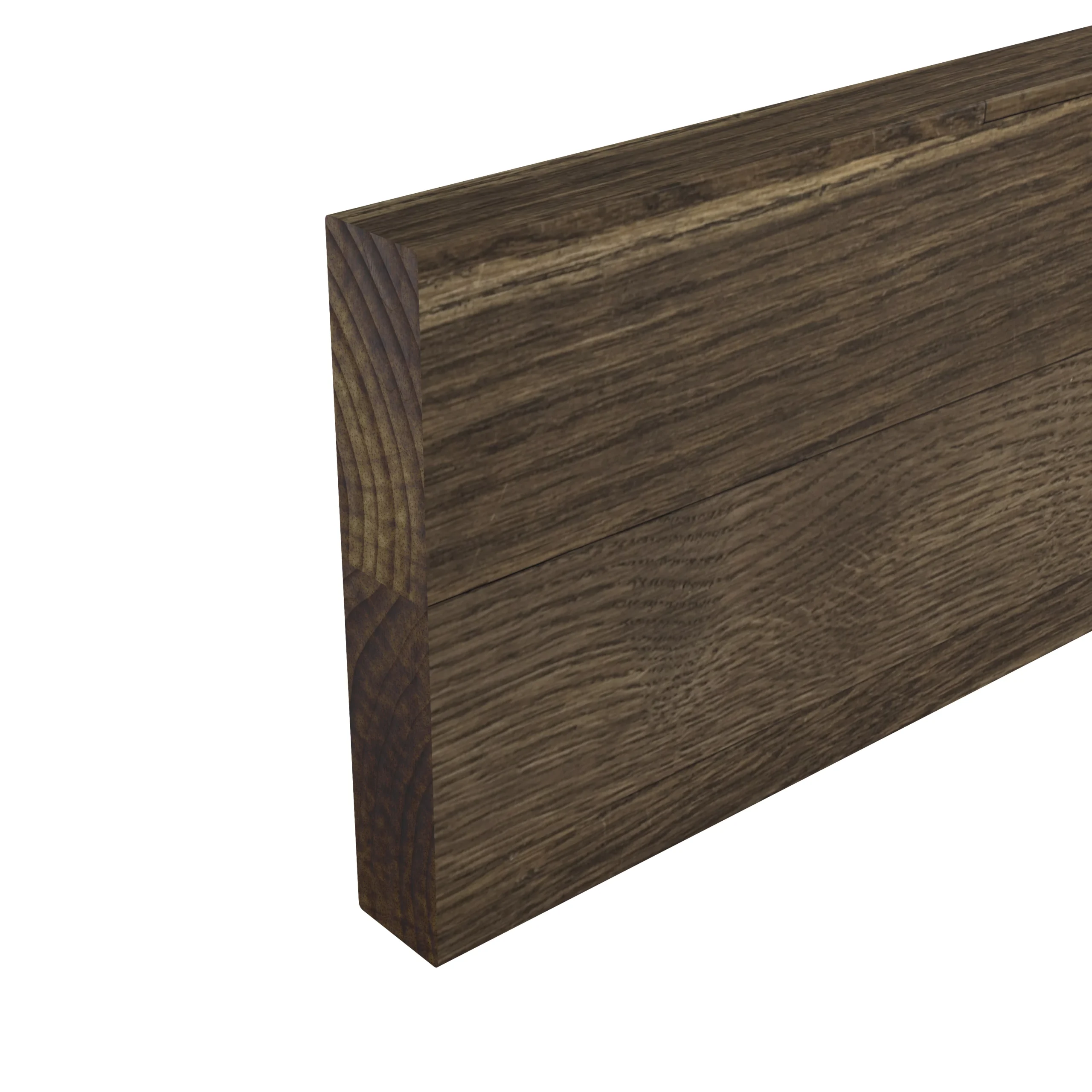 GoodHome Orin Onyx Solid Oak Upstand (L)3000mm 1 GoodHome Orin Onyx Solid Oak Upstand (L)3000mm