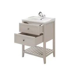 GoodHome Perma Satin Grey Bathroom Vanity Unit (H)80.6cm (W)60cm -Trade Point Store goodhome perma satin grey bathroom vanity unit h 80 6cm w 60cm5059340018195 23c