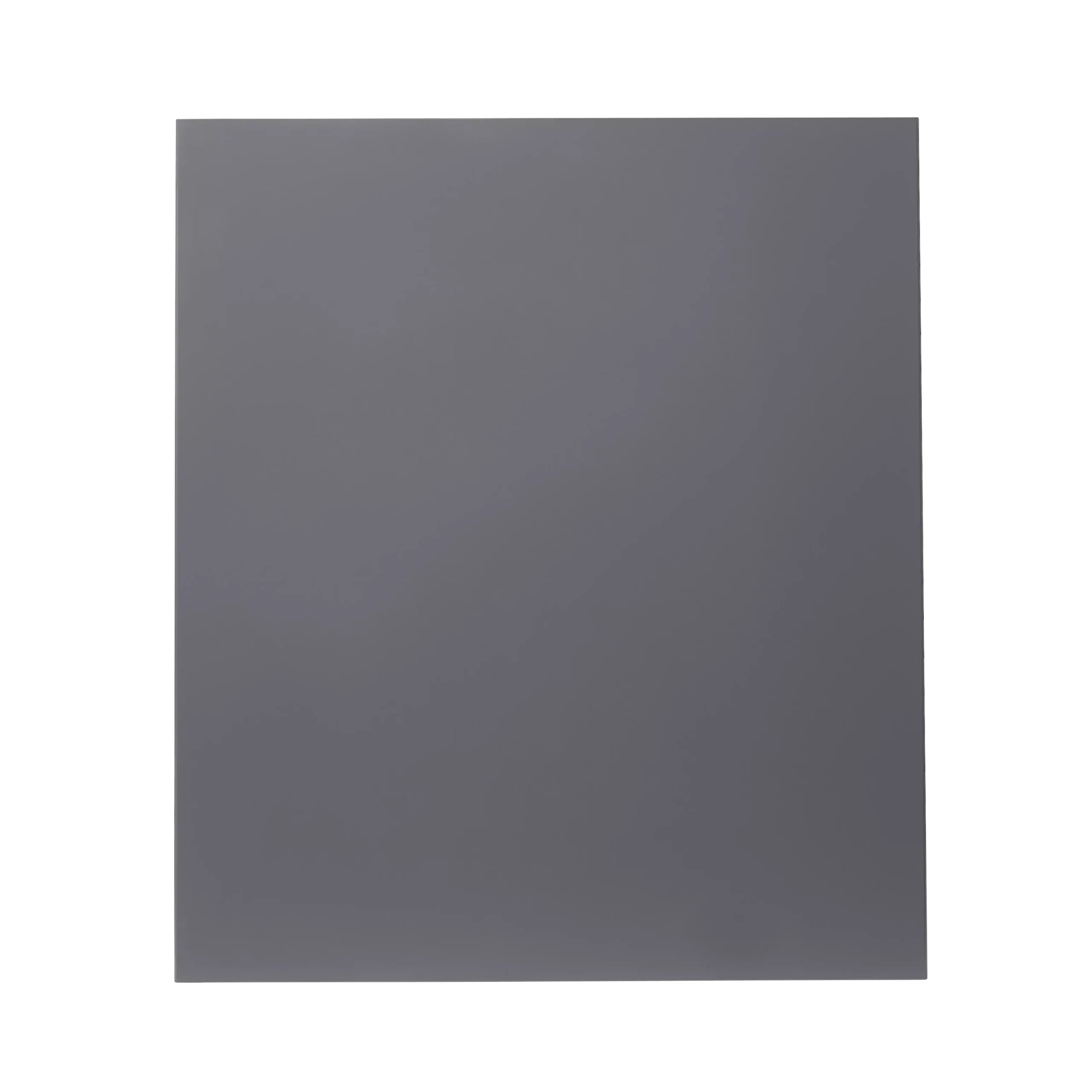 GoodHome Stevia Gloss Anthracite Slab Appliance Cabinet Door (W)600mm (H)687mm (T)18mm 1 GoodHome Stevia Gloss Anthracite Slab Appliance Cabinet Door (W)600mm (H)687mm (T)18mm