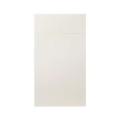 GoodHome Stevia Gloss Cream Slab Drawerline Cabinet Door, (W)500mm (H)715mm (T)18mm