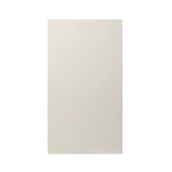 GoodHome Stevia Gloss Cream Slab Tall Wall Cabinet Door (W)500mm (H)895mm (T)18mm