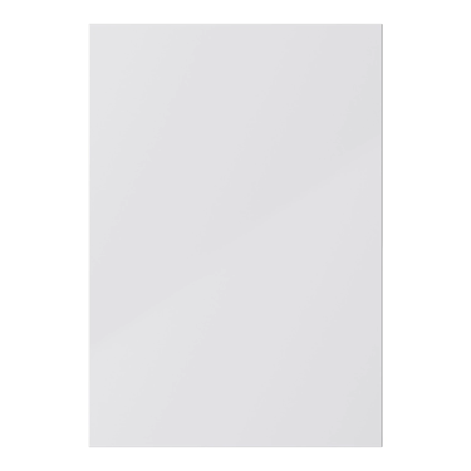 GoodHome Stevia Gloss Grey Slab Drawer Front (W)500mm, Pack Of 3 1 GoodHome Stevia Gloss Grey Slab Drawer Front (W)500mm, Pack Of 3