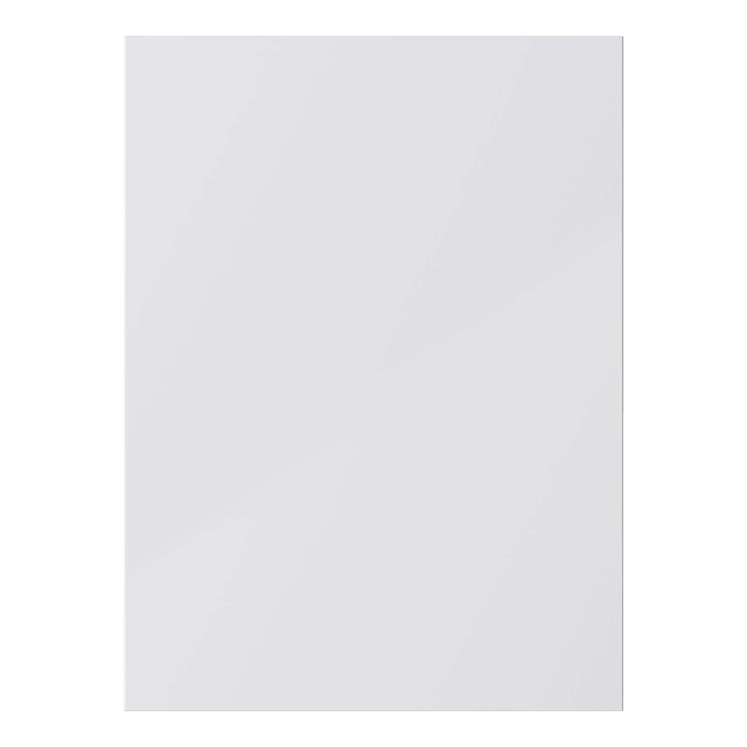 GoodHome Stevia Gloss Grey Slab Tall Appliance Cabinet Door (W)600mm (H)806mm (T)18mm 1 GoodHome Stevia Gloss Grey Slab Tall Appliance Cabinet Door (W)600mm (H)806mm (T)18mm