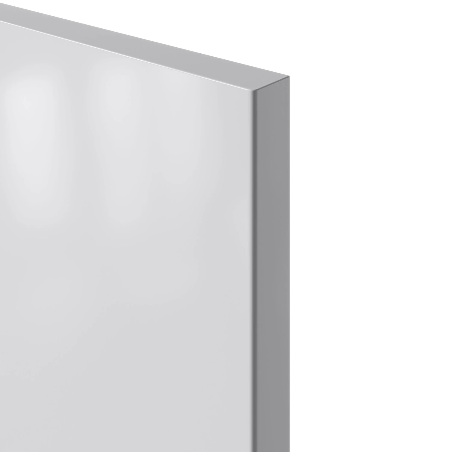 GoodHome Stevia Gloss Grey Slab Tall Larder Cabinet Door (W)300mm (H)1467mm (T)18mm 2 GoodHome Stevia Gloss Grey Slab Tall Larder Cabinet Door (W)300mm (H)1467mm (T)18mm - Image 2