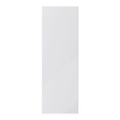 GoodHome Stevia Gloss Grey Slab Tall Larder Cabinet Door (W)500mm (H)1467mm (T)18mm