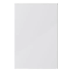 GoodHome Stevia Gloss Grey Slab Tall Wall Cabinet Door (W)600mm (H)895mm (T)18mm