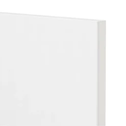 GoodHome Stevia Gloss White Slab Drawer Front, Bridging Door & Bi Fold Door, (W)600mm (H)356mm (T)18mm -Trade Point Store goodhome stevia gloss white slab drawer front bridging door bi fold door w 600mm h 356mm t 18mm3663602647485 37c bq