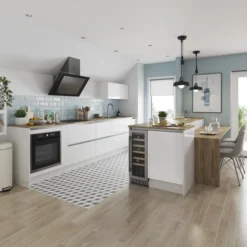 GoodHome Stevia Gloss White Slab Tall Larder Cabinet Door (W)500mm (H)1467mm (T)18mm 13 GoodHome Stevia Gloss White Slab Tall Larder Cabinet Door (W)500mm (H)1467mm (T)18mm -Trade Point Store goodhome stevia gloss white slab tall larder cabinet door w 500mm h 1467mm t 18mm3663602647225 21i