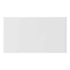 GoodHome Stevia Innovo Handleless Gloss White Slab Drawer Front, Bridging Door & Bi Fold Door, (W)600mm (H)340mm (T)18mm