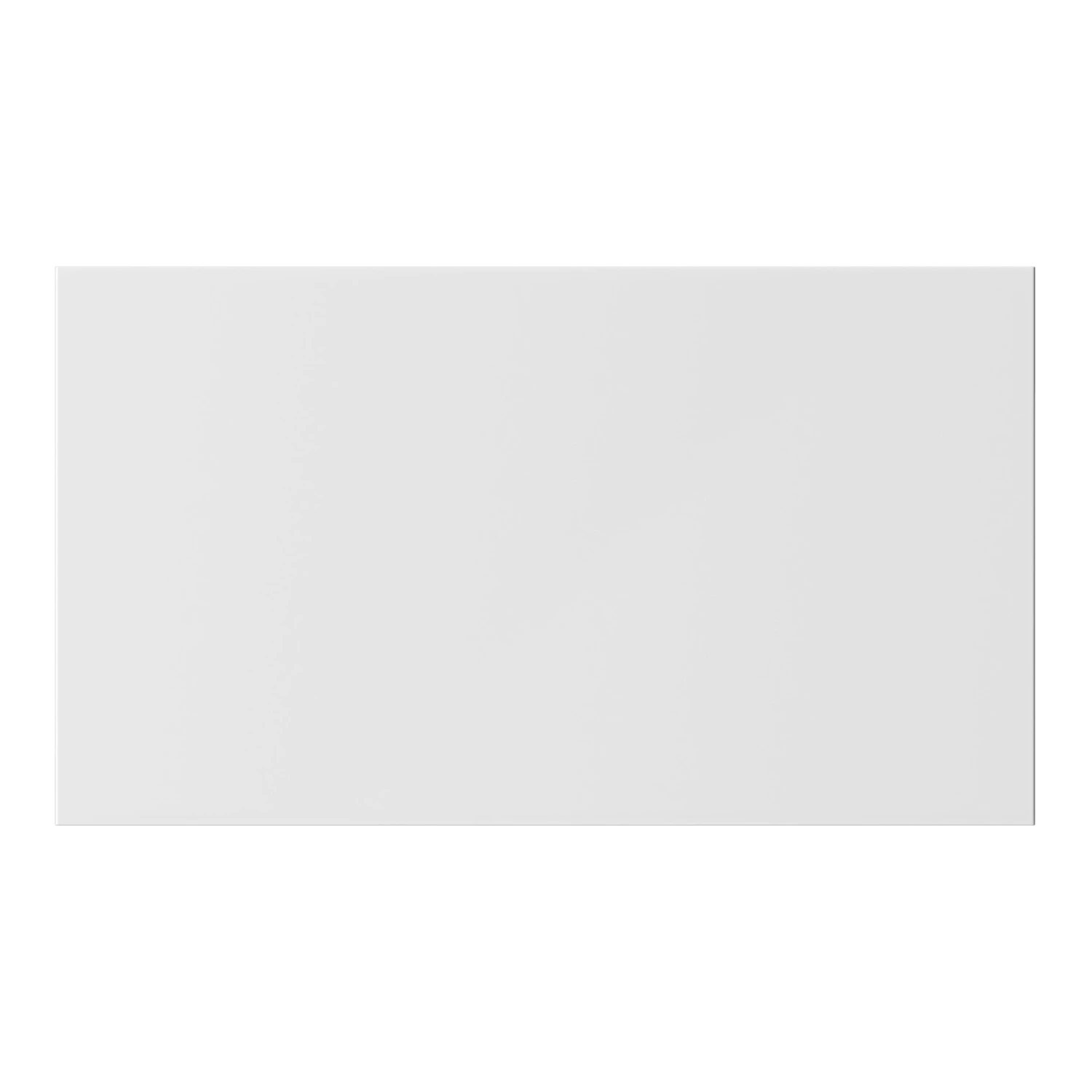 GoodHome Stevia Innovo Handleless Gloss White Slab Drawer Front, Bridging Door & Bi Fold Door, (W)600mm (H)340mm (T)18mm 1 GoodHome Stevia Innovo Handleless Gloss White Slab Drawer Front, Bridging Door & Bi Fold Door, (W)600mm (H)340mm (T)18mm