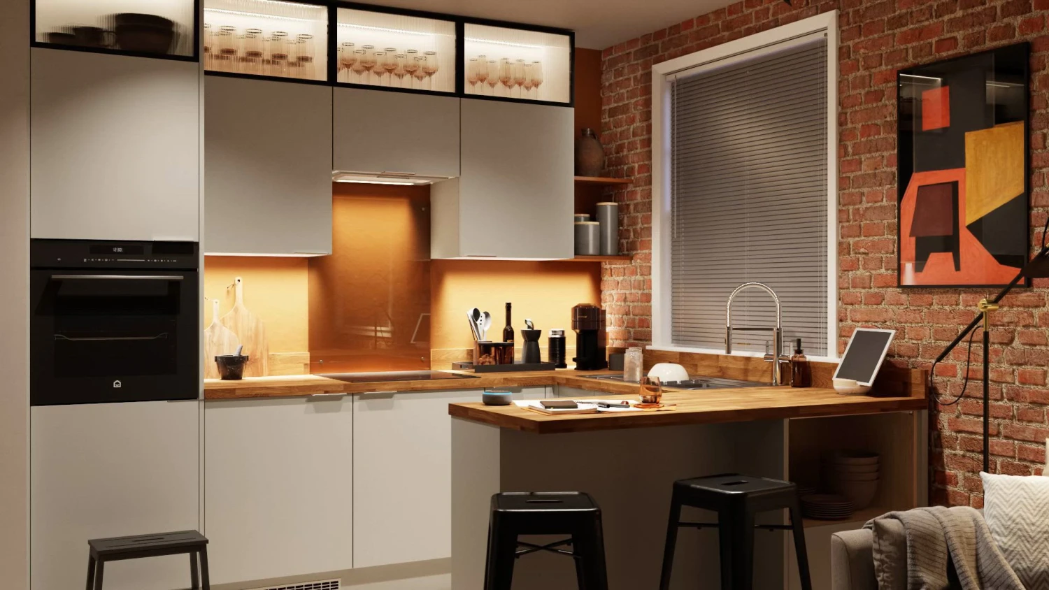 GoodHome Stevia Matt Pewter Grey Slab Drawer Front, Bridging Door & Bi Fold Door, (W)1000mm (H)356mm (T)18mm 2 GoodHome Stevia Matt Pewter Grey Slab Drawer Front, Bridging Door & Bi Fold Door, (W)1000mm (H)356mm (T)18mm - Image 2