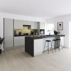 GoodHome Stevia Matt Pewter Grey Slab Drawer Front, Bridging Door & Bi Fold Door, (W)1000mm (H)356mm (T)18mm 20 GoodHome Stevia Matt Pewter Grey Slab Drawer Front, Bridging Door & Bi Fold Door, (W)1000mm (H)356mm (T)18mm -Trade Point Store goodhome stevia matt pewter grey slab drawer front bridging door bi fold door w 1000mm h 356mm t 18mm5059340088662 20i