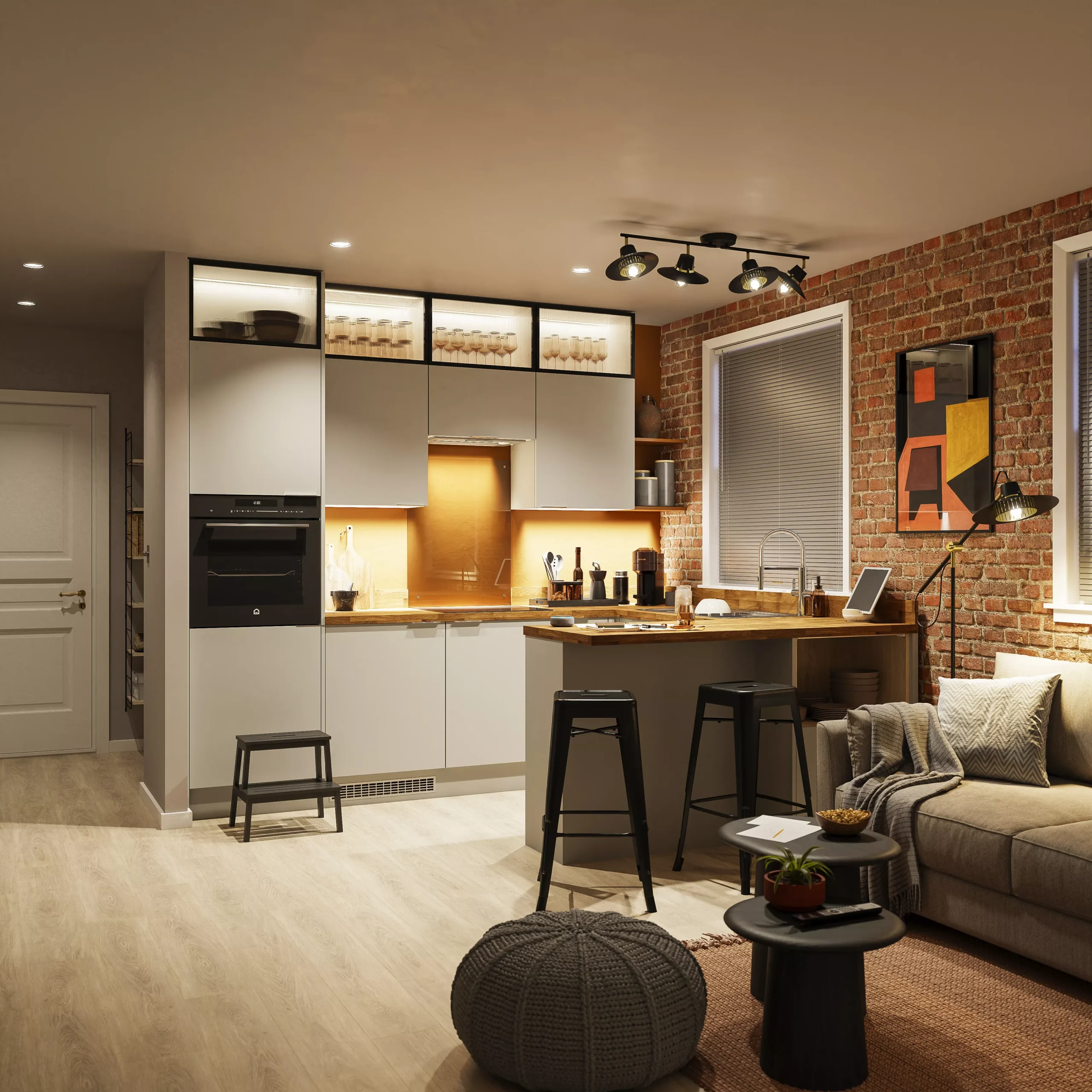 GoodHome Stevia Matt Pewter Grey Slab Drawer Front, Bridging Door & Bi Fold Door, (W)1000mm (H)356mm (T)18mm 11 GoodHome Stevia Matt Pewter Grey Slab Drawer Front, Bridging Door & Bi Fold Door, (W)1000mm (H)356mm (T)18mm - Image 11