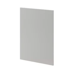 GoodHome Stevia Matt Pewter Grey Slab Highline Cabinet Door (W)500mm (H)715mm (T)18mm