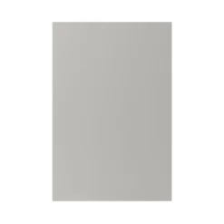 GoodHome Stevia Matt Pewter Grey Slab Tall Wall Cabinet Door (W)600mm (H)895mm (T)18mm