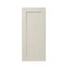 GoodHome Verbena Matt Cashmere Painted Natural Ash Shaker Tall Wall Cabinet Door (W)400mm (H)895mm (T)20mm