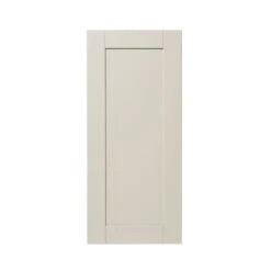 GoodHome Verbena Matt Cashmere Painted Natural Ash Shaker Tall Wall Cabinet Door (W)400mm (H)895mm (T)20mm