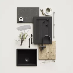 GoodHome Verbena Matt Charcoal Shaker 50:50 Larder Cabinet Door (W)600mm (H)1001mm (T)20mm -Trade Point Store goodhome verbena matt charcoal shaker 50 50 larder cabinet door w 600mm h 1001mm t 20mm5059340798271 20i