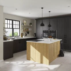 GoodHome Verbena Natural Oak Shaker Appliance Cabinet Door (W)600mm (H)453mm (T)20mm -Trade Point Store goodhome verbena natural oak shaker appliance cabinet door w 600mm h 453mm t 20mm5059340799018 03i