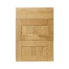 GoodHome Verbena Natural Oak Shaker Drawer Front (W)500mm, Pack Of 3