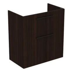 Ideal Standard I.life A Standard Coffee Brown Oak Effect Freestanding Bathroom Vanity Unit (H)85.3cm (W)80cm