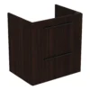 Ideal Standard I.life A Standard Coffee Brown Oak Effect Wall-mounted Bathroom Vanity Unit (H)63cm (W)60cm