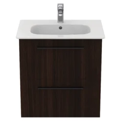 Ideal Standard I.life A Standard Coffee Brown Oak Effect Wall-mounted Bathroom Vanity Unit (H)63cm (W)60cm -Trade Point Store ideal standard i life a standard coffee brown oak effect wall mounted bathroom vanity unit h 63cm w 60cm8014140501954 04c bq