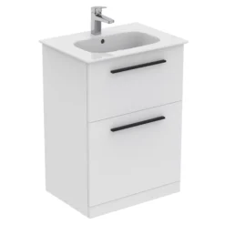 Ideal Standard I.life A Standard Matt White Freestanding Bathroom Vanity Unit (H)85.3cm (W)60cm -Trade Point Store ideal standard i life a standard matt white freestanding bathroom vanity unit h 85 3cm w 60cm8014140502456 03c bq