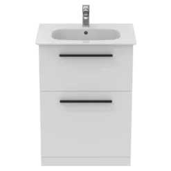 Ideal Standard I.life A Standard Matt White Freestanding Bathroom Vanity Unit (H)85.3cm (W)60cm -Trade Point Store ideal standard i life a standard matt white freestanding bathroom vanity unit h 85 3cm w 60cm8014140502456 04c bq